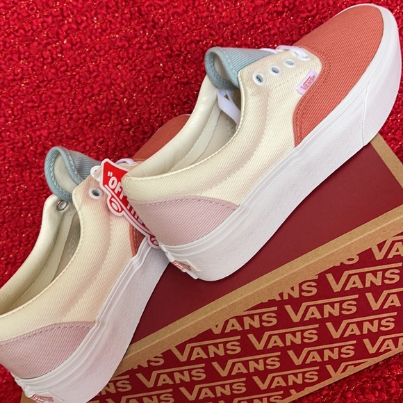 Vans Era Platform Twill Pastel Block/True White WMNS - Picture 15 of 16